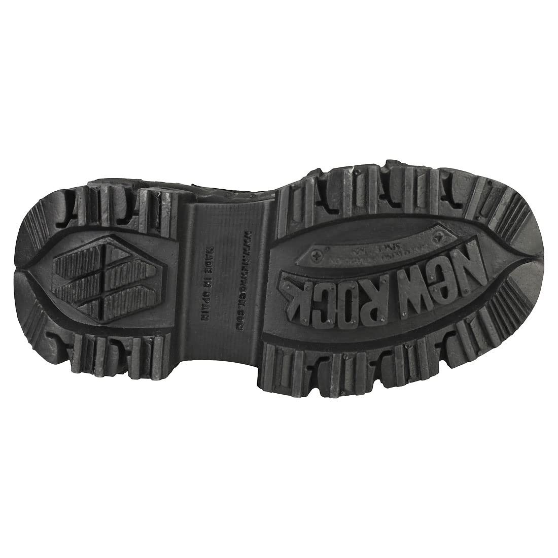 Черевики New Rock MILI083CCT-C4 Metallic Black Шкіряні Платформа Military, фото №7