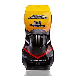 Гель для душа и шампунь 2-в-1 Accentra Accentra Racing в бутылке-машинке аромат Океан 300 мл - Фото 1