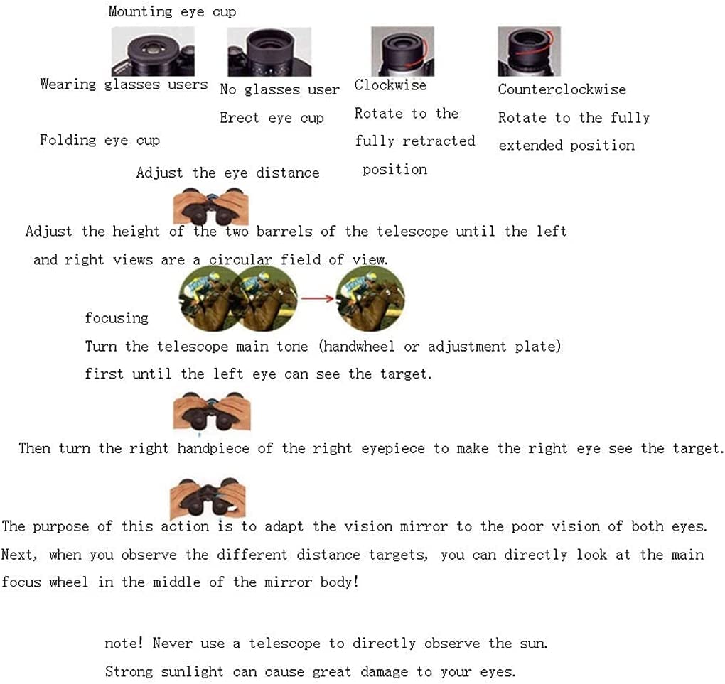 Бінокль Cross Coordinates Нічний Зовнішній 50x50 HD Водонепроникний Малий Компактний, фото №5