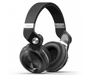 Бездротові Bluetooth навушники Bluedio T2 Plus з вбудованим радіо Чорний - Фото 1