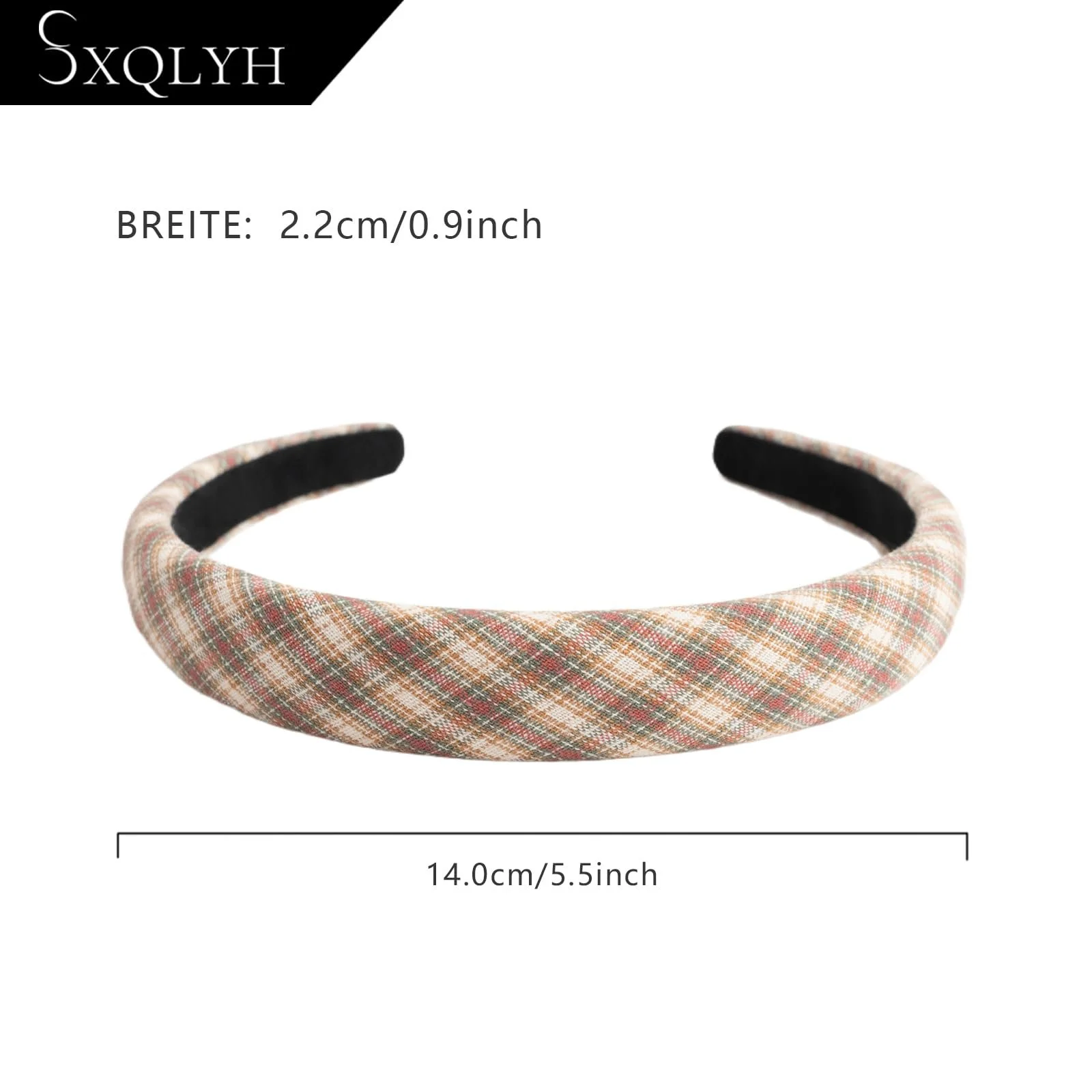 Обруч Тканинний Обруч з М'якою Підкладкою в Клітинку, фото №3