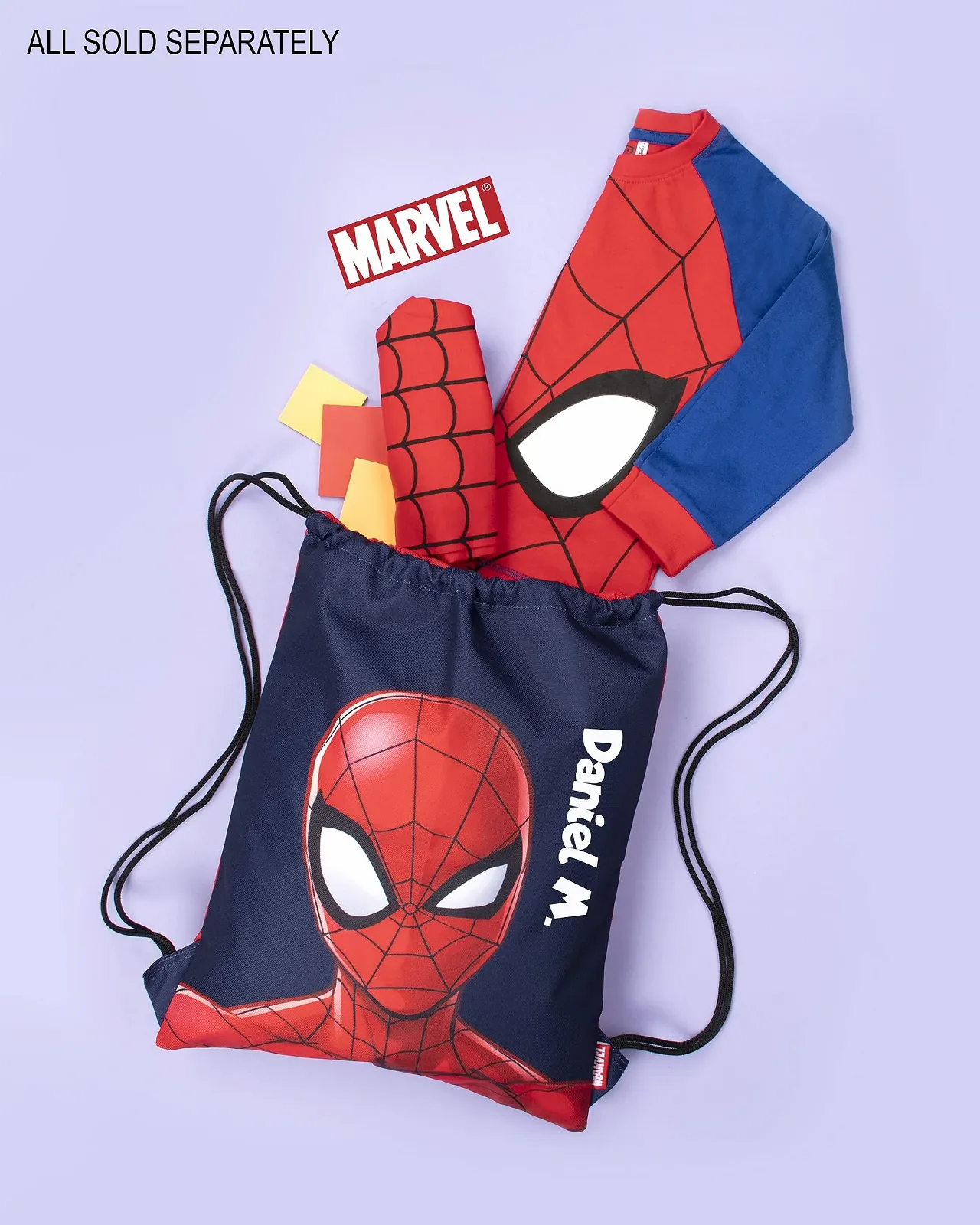 Піжама Marvel Spiderman для дітей з довгими рукавами. Комплект, фото №7