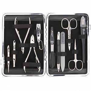 Купити Набір для манікюру DREI SCHWERTER Germany Fano 11 предметів у міцному футлярі чорний - Фото 1 Набір для манікюру DREI SCHWERTER Germany Fano 11 предметів у міцному футлярі чорний - Фото 1