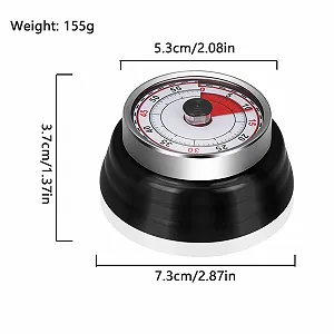 Таймер кухонный Mechanical Magnetic 1-60 Minutes Черный цена на synthetic.ua - Фото 1 Таймер кухонный Mechanical Magnetic 1-60 Minutes Черный synthetic.ua - Фото 1