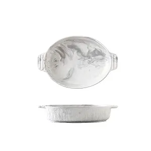 Формы для запекания керамические Мраморная текстура Набор 2 шт. (12 дюймов) - Фото 1