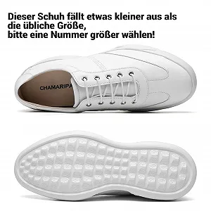 Кроссовки CHAMARIPA Увеличивающие рост кожаные спортивные EU 37-45 synthetic.ua - Фото 1