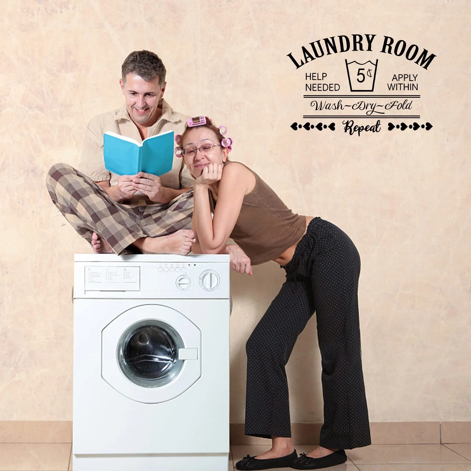 Наклейка на стіну SUPERDANT Let's Get Ready To Tumble 90 x 29 см Чорний, фото №3