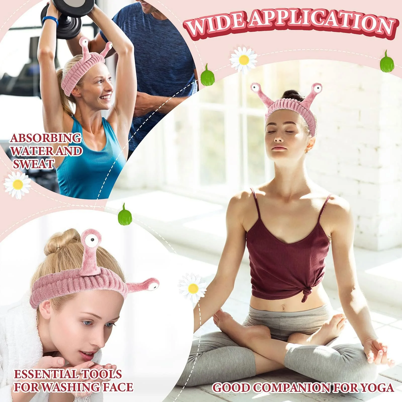 Пов'язка на голову для вмивання Snail Spa, фото №6