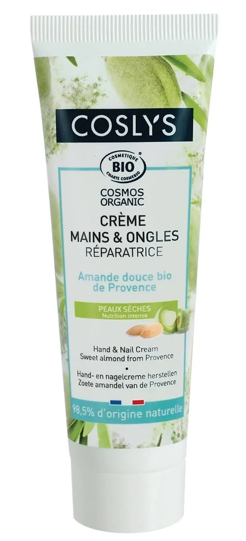 Крем Coslys для рук та нігтів з органічним солодким мигдалем, фото №1 Крем Coslys для рук та нігтів з органічним солодким мигдалем, фото №1