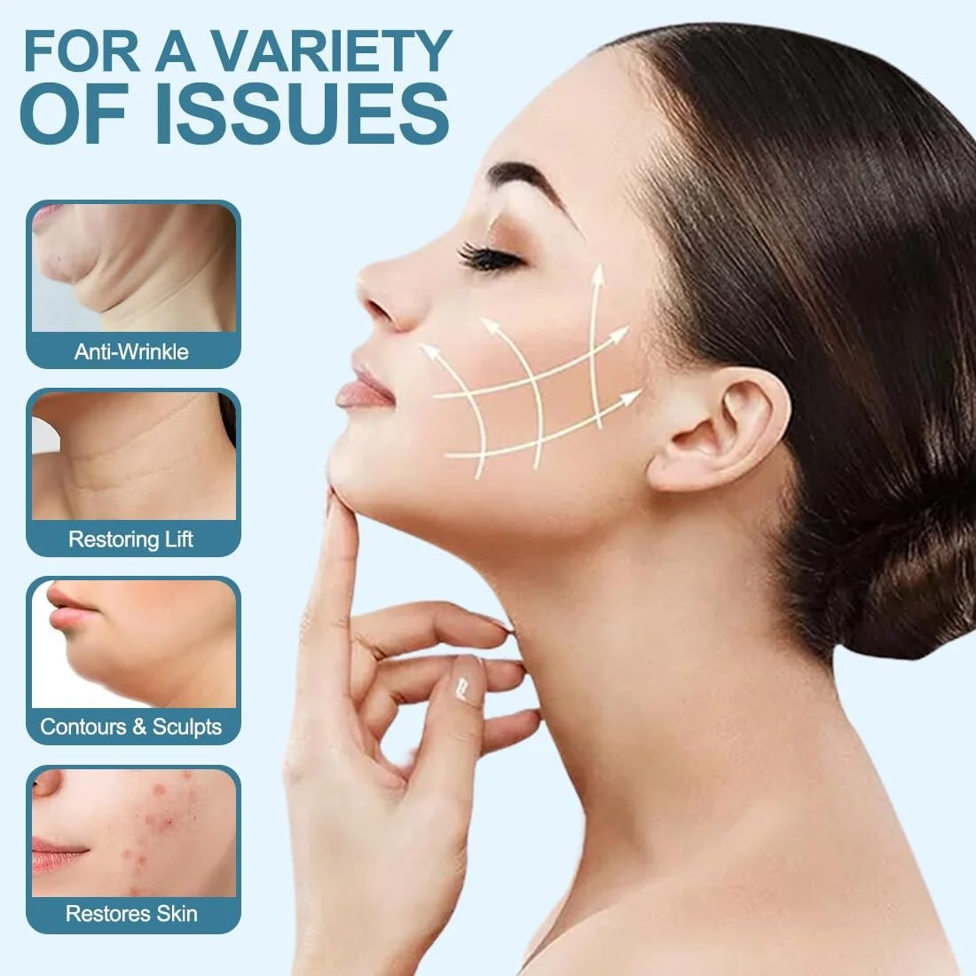 Маска V CATOR для обличчя Багаторазова V-подібна маска від другого підборіддя, фото №5