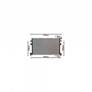 Радиатор охлаждения двигателя VAN WEZEL 03012705 для AUDI SEAT SKODA VW - Фото 1