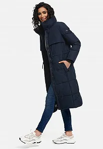 Жіноче зимове пальто Navahoo Тепле стьобане зі шнурком на талії Der Wahnsinn 14 synthetic.ua - Фото 1