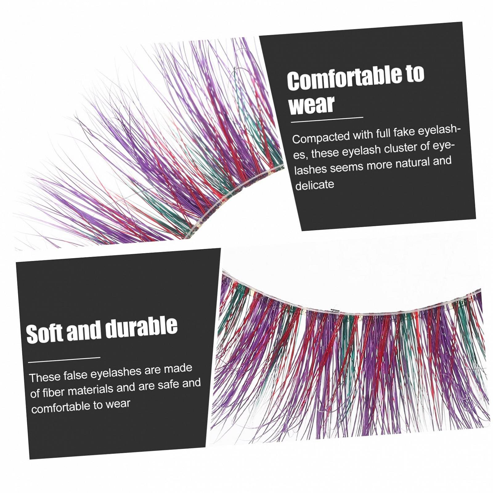 Angoily 5 пар расчёсок для ресниц фиолетовый, фото №5