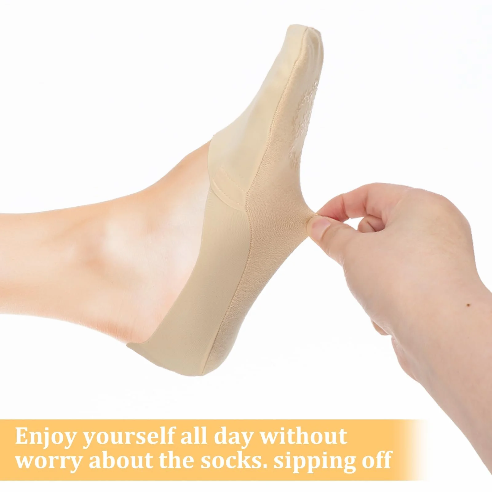 Жіночі шкарпетки-слідки 6 пар, фото №3