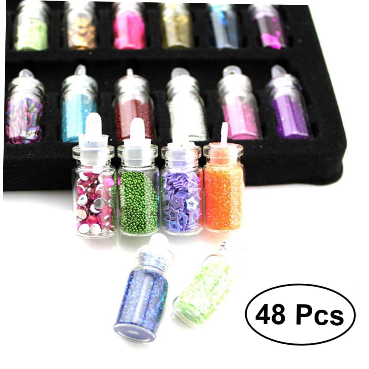 Набор для дизайна ногтей Healeved с украшениями и аксессуарами, включая инструменты для легкого нанесения на натуральные или искуственные ногти, фото №6