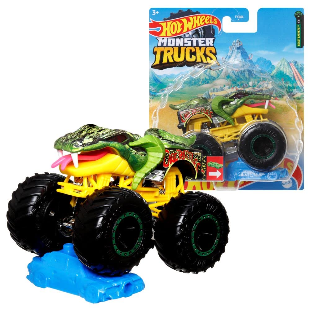 Игровая машинка Mattel Hot Wheels Monster Trucks 1:64 Клетка Гремучей Змеи, фото №1