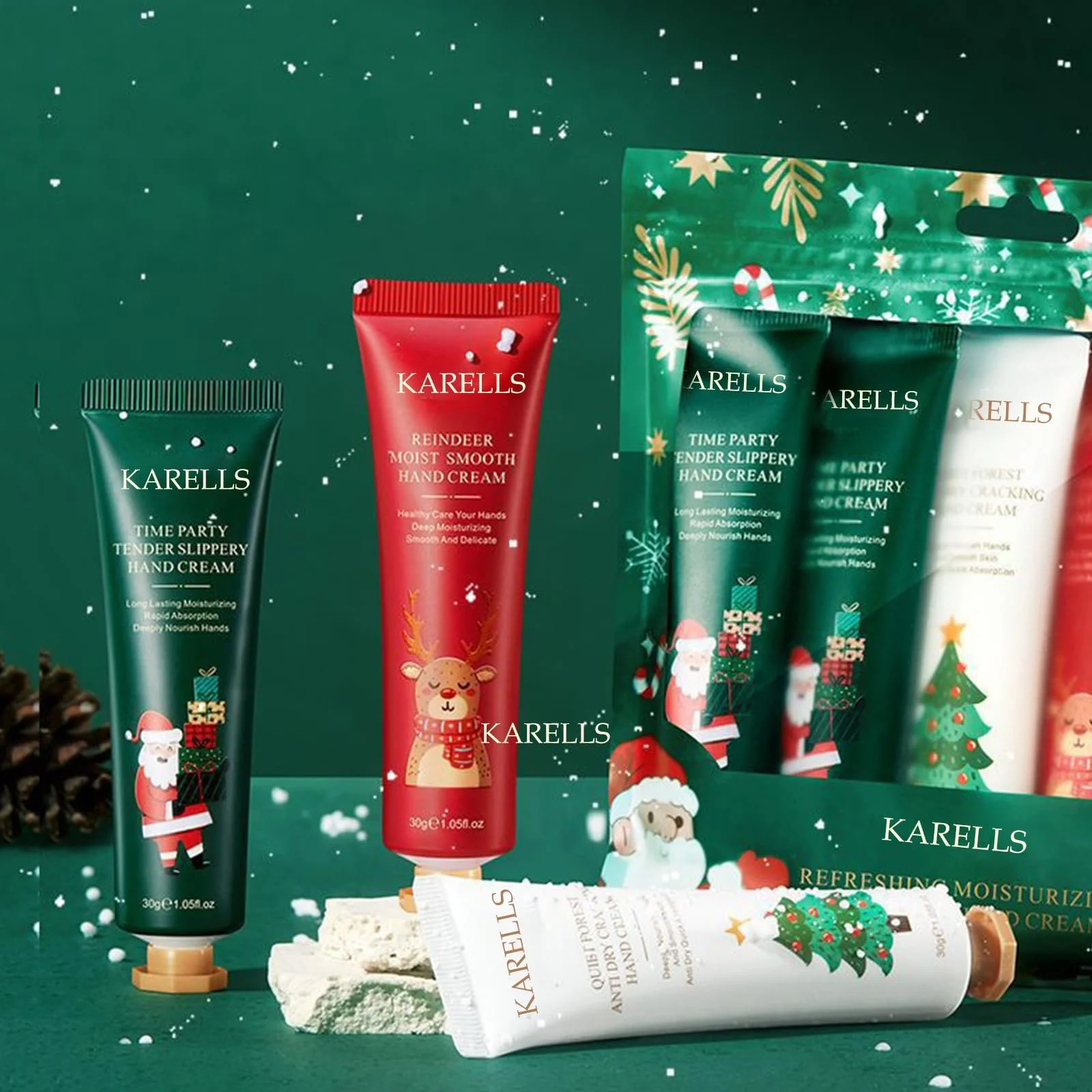 Набор кремов для рук Мини-набор кремов для рук из 3 штук Крем для ухода за руками для очень сухой потрескавшейся кожи, фото №5 Набор кремов для рук Мини-набор кремов для рук из 3 штук Крем для ухода за руками для очень сухой потрескавшейся кожи, фото №5