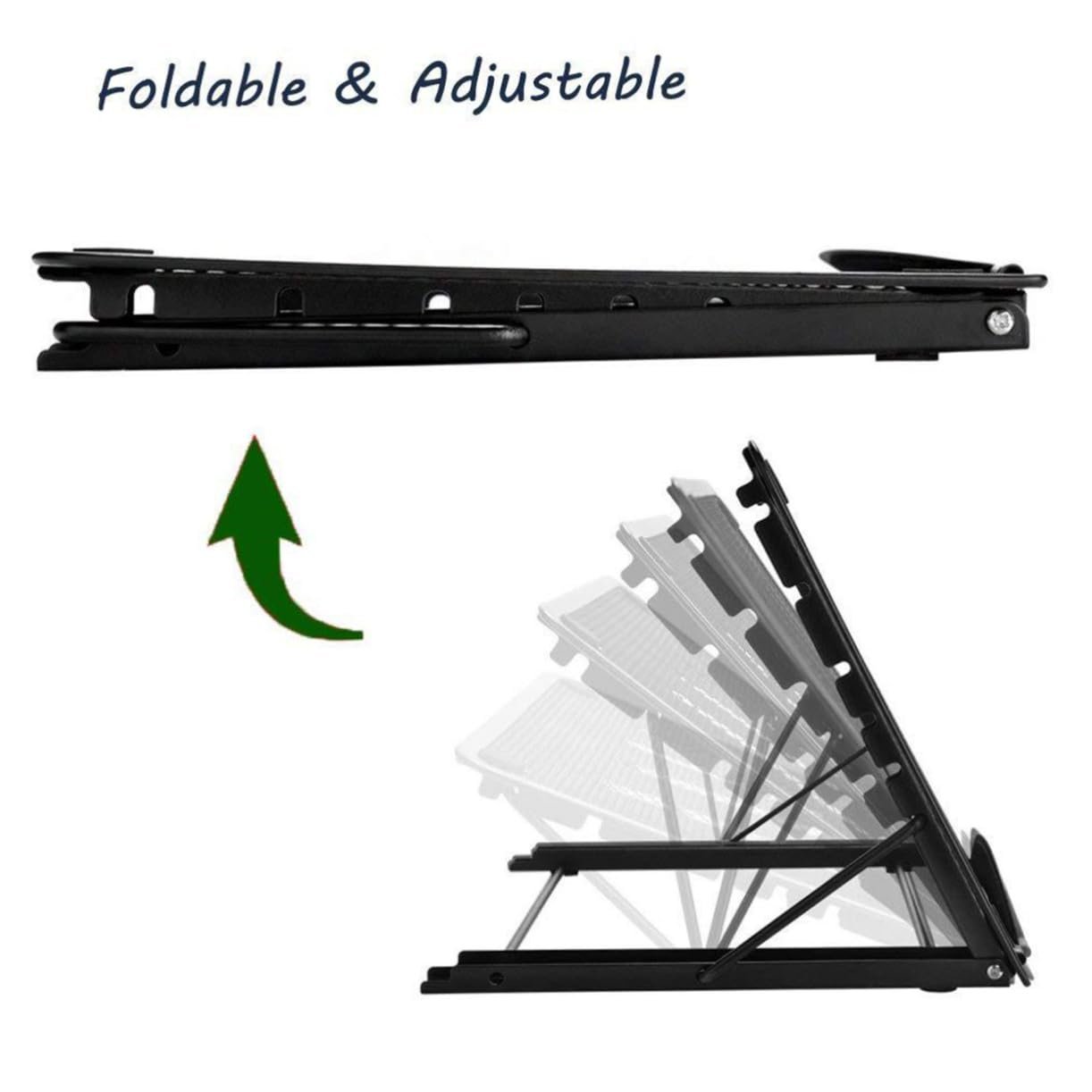 Подставка для ноутбука Toddmomy Многофункциональная Складная для планшета из прочного материала Регулируемая Черный, фото №8