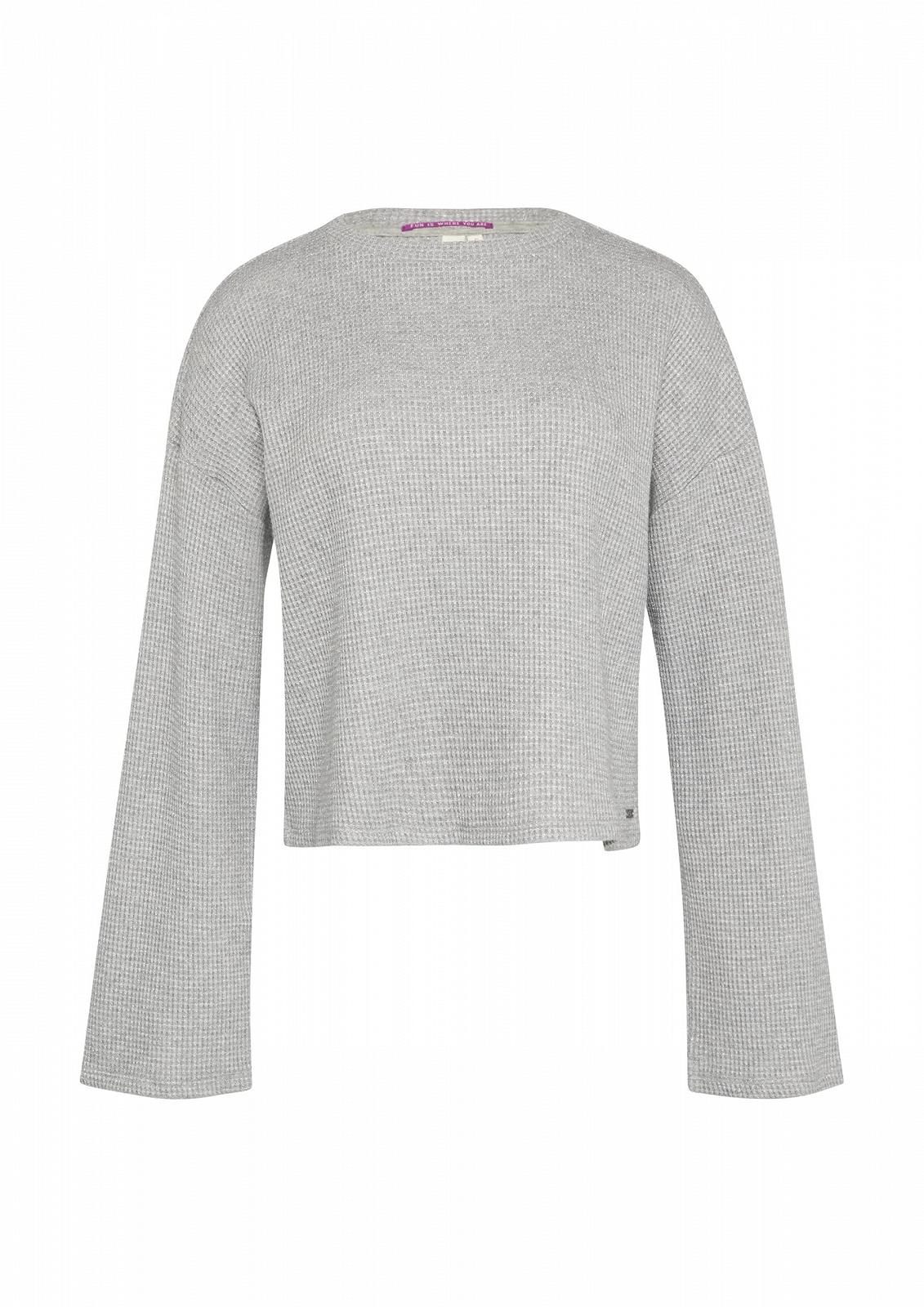 Свитшот QS с блестящим принтом пике, фото №1 Свитшот QS с блестящим принтом пике, фото №1