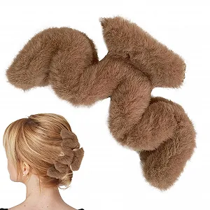 Купить Заколка для волос Пушистая волнистая - Фото 1 Заколка для волос Пушистая волнистая - Фото 1