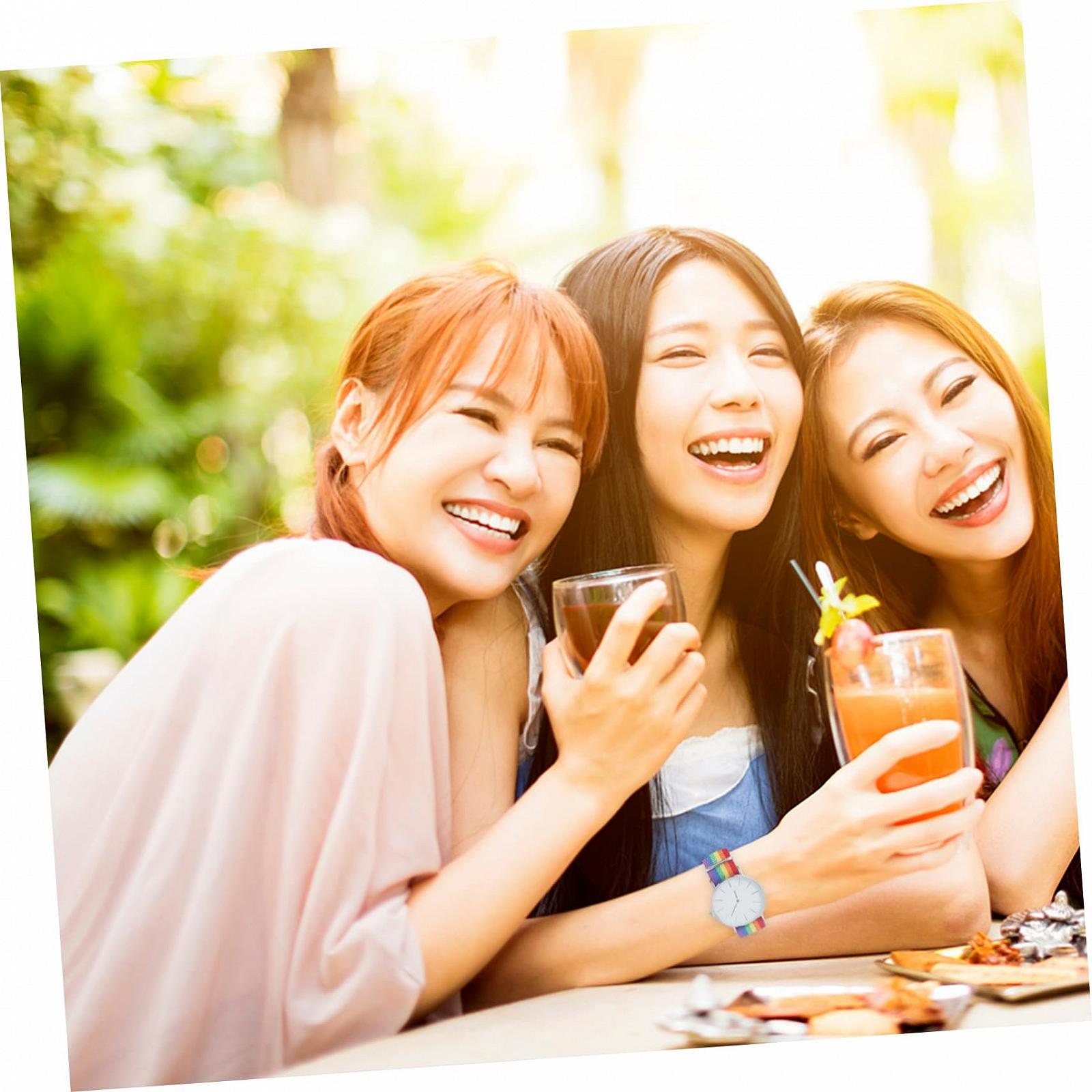 Наручний годинник Healvian Rainbow для жінок і чоловіків, фото №8 Наручний годинник Healvian Rainbow для жінок і чоловіків, фото №8