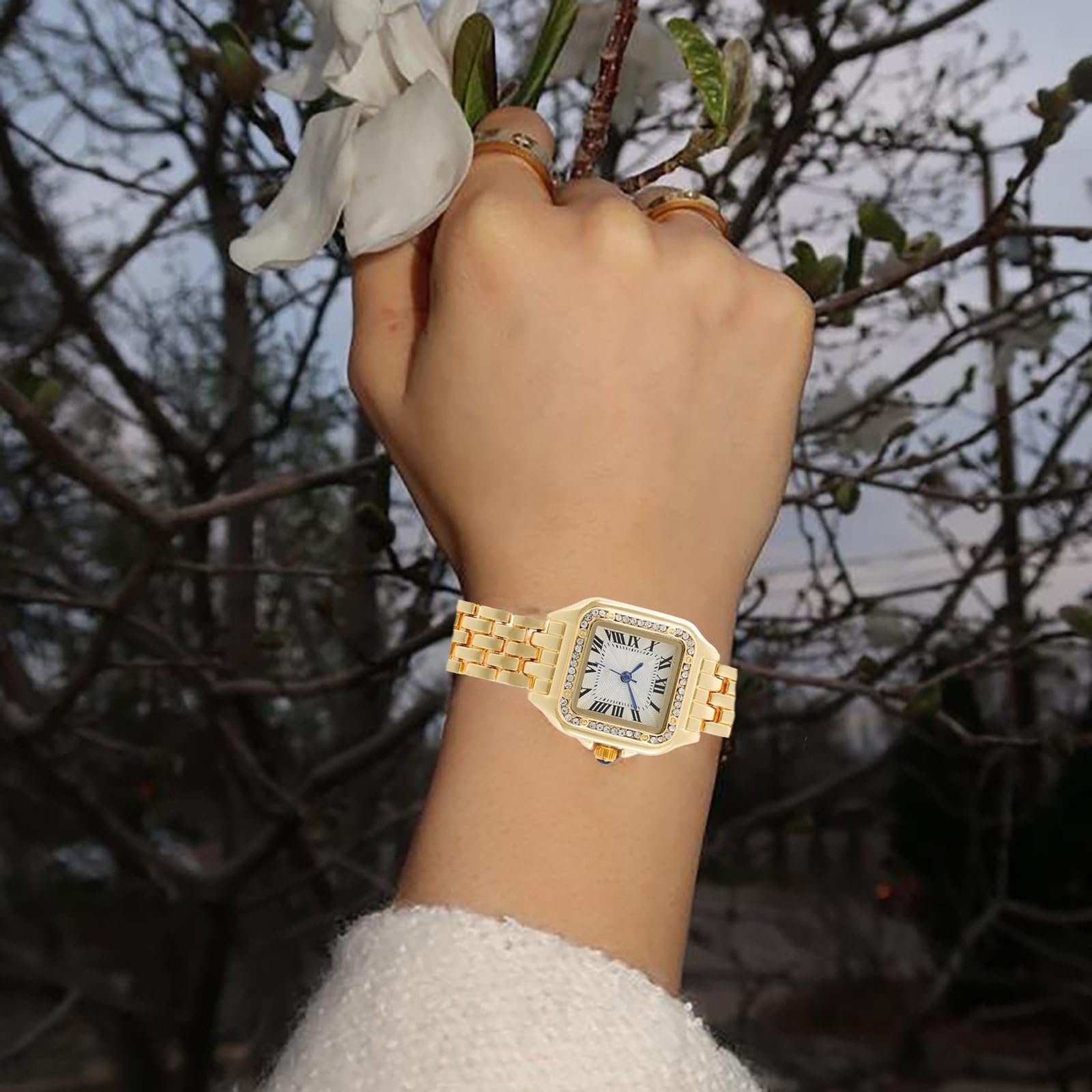 Мужские часы Generisch, золотые, женские часы, квадратные, серебристые, нержавеющая сталь, ремешок, кварцевые часы, женские, студенческие, ювелирные часы, аналоговые, кварцевые наручные часы, фото №3 Мужские часы Generisch, золотые, женские часы, квадратные, серебристые, нержавеющая сталь, ремешок, кварцевые часы, женские, студенческие, ювелирные часы, аналоговые, кварцевые наручные часы, фото №3