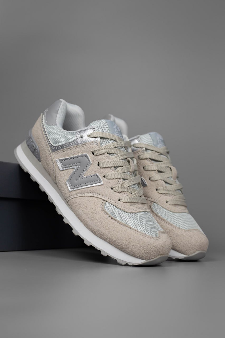 Жіночі кросівки New Balance 574 Beige Gray 38, фото №5