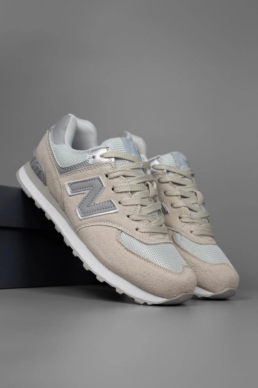 Жіночі кросівки New Balance 574 Beige Gray 39, фото №5