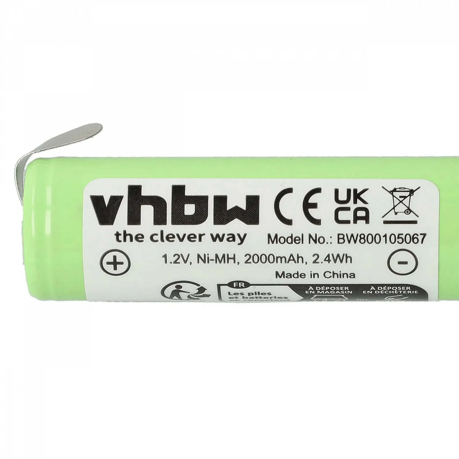 vhbw Battery Philips Norelco HS350 HQ6849 HS355 HS600 PQ212 PQ222 2000 мА·год 1.2 В NiMH, фото №5