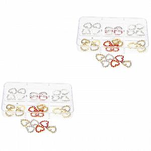 Украшение для ногтей Тип Сердце Характеристики Разноцветный, 60 шт - Фото 1