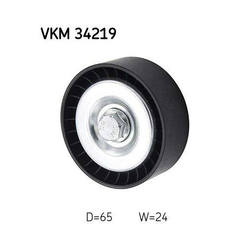 Ролик обводной/направляющий поликлинового ремня SKF VKM 34219 для FORD, FORD (CHANGAN), фото №2