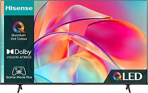 Телевізор 43" Hisense 43E7KQ / 4K / 60 Гц / QLED / Smart TV / Wi-Fi / Bluetooth / T2 - Фото 1