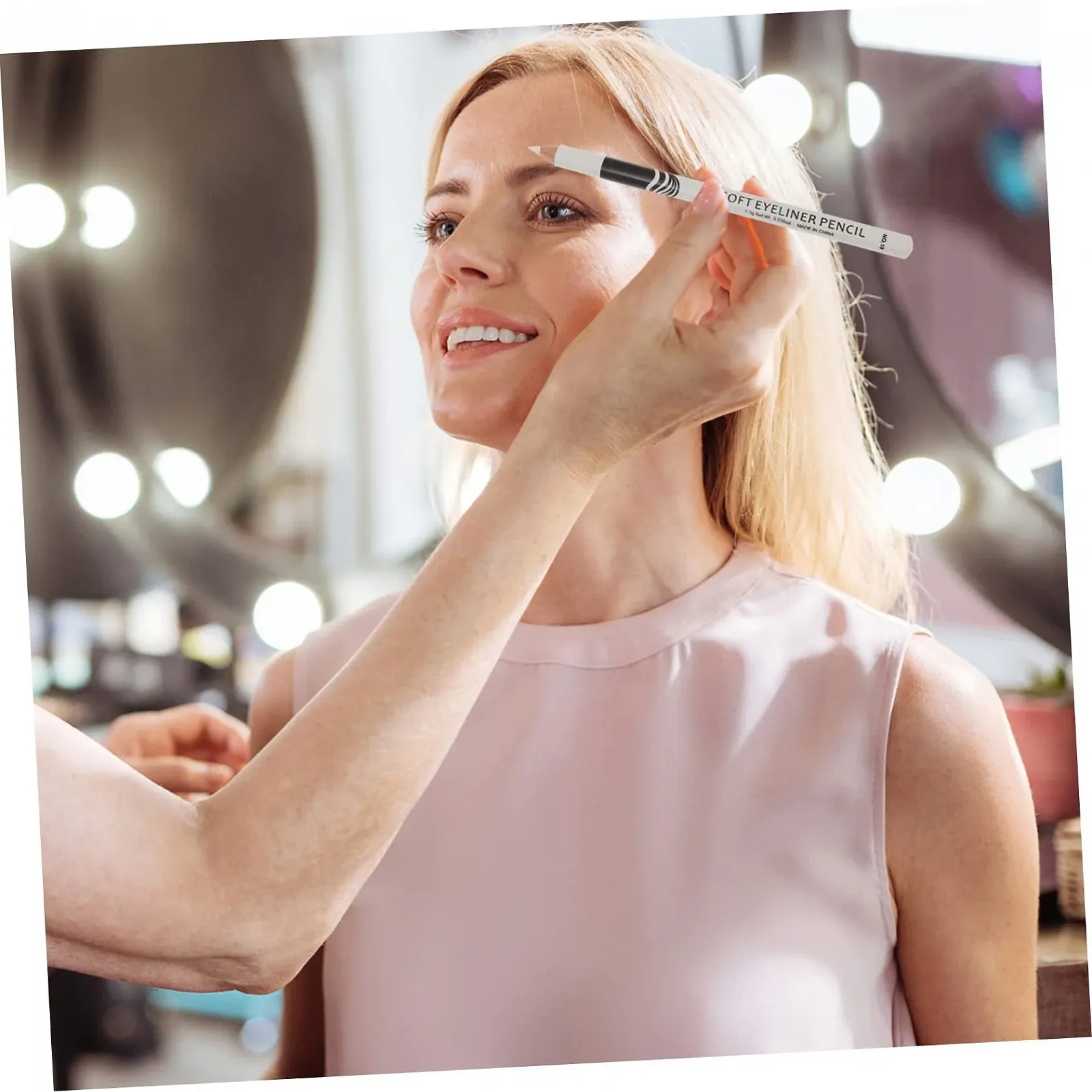 Олівець для очей minkissy Шовковий білий, фото №6 Олівець для очей minkissy Шовковий білий, фото №6