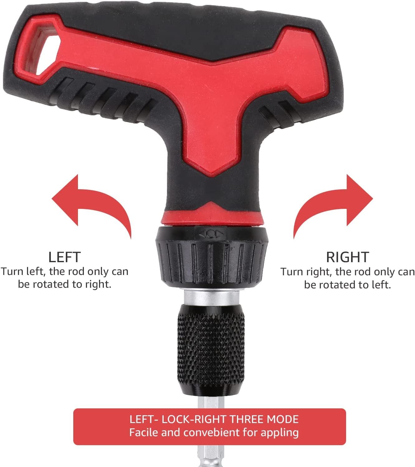 Набір Amazon Basics 27 Pcs магнітний з тріскачкою з Т-подібною ручкою та викрутками, фото №4 Набір Amazon Basics 27 Pcs магнітний з тріскачкою з Т-подібною ручкою та викрутками, фото №4