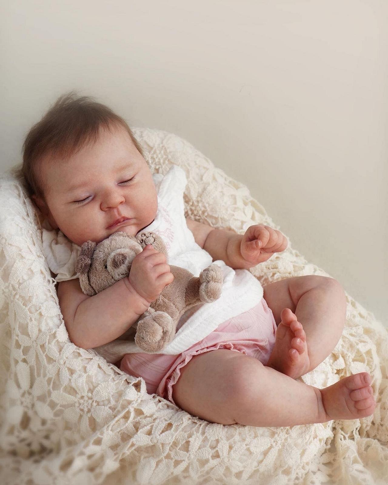 Кукла Anano Reborn Baby 20 Inch Силиконовая Кукла с Весовыми Аксессуарами для Детей от 3 Лет, фото №6