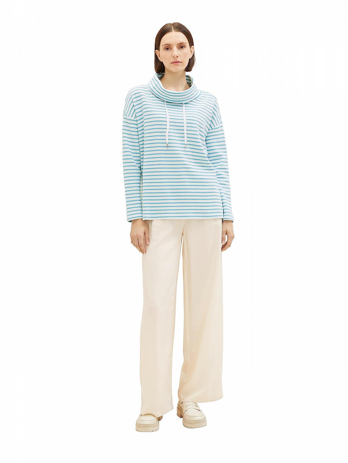 Женская толстовка с шалевым воротником TOM TAILOR, фото №3