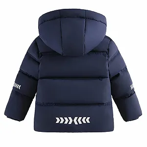 Детская Зимняя Куртка Детские Пуховики Теплая Куртка Куртка с Капюшоном Модная Теплая Ветронепроницаемая Воздухопроницаемая Куртка synthetic.ua - Фото 1