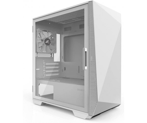 Zalman Корпус Z1 Iceberg без БЖ 2xUSB3.0, 1xUSB2.0, 3x120mm Black fans TG Side Panel mATX Whiteй, фото №3