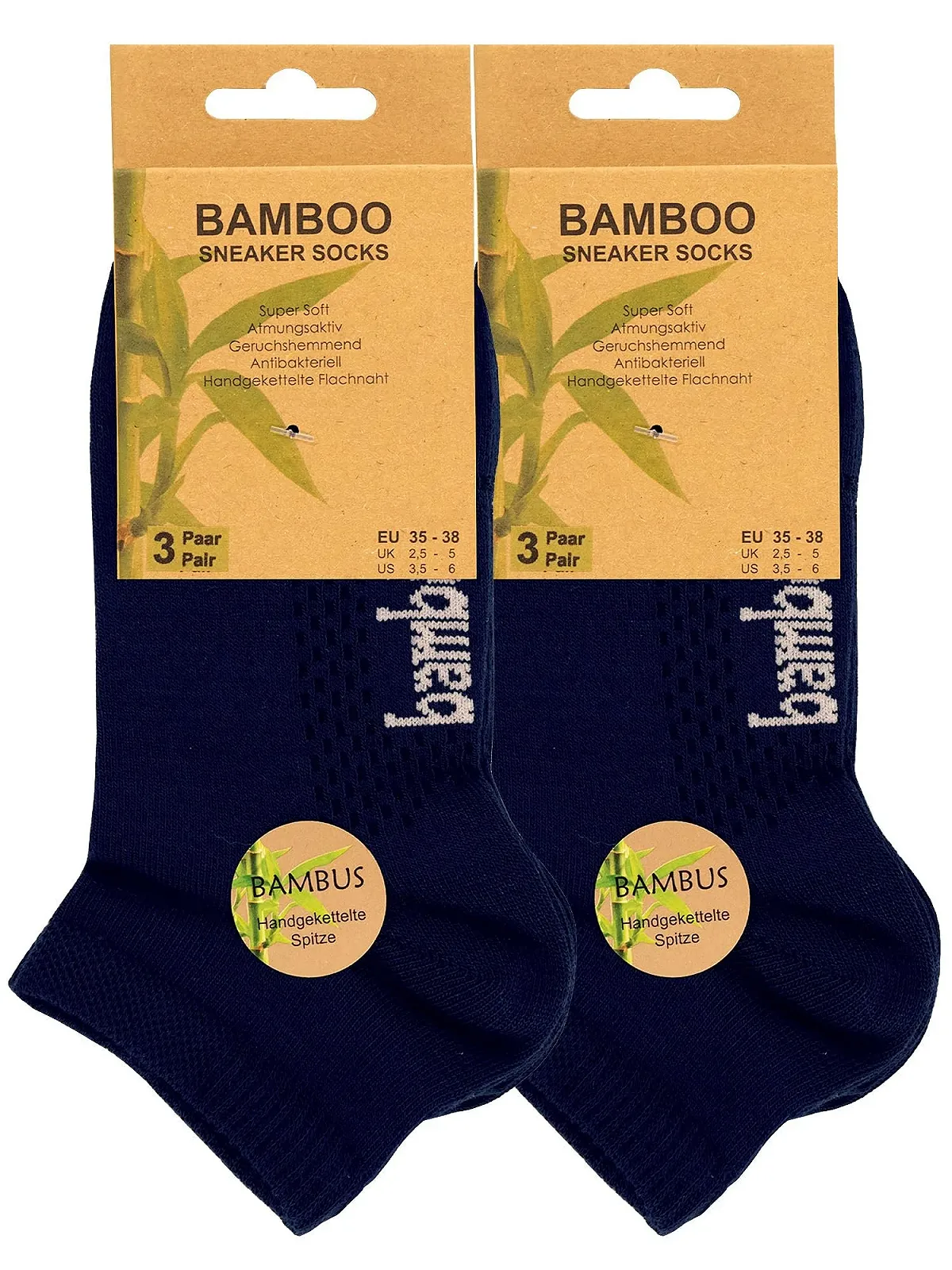 Носки Cotton Prime Trainer Мужские Женские Унисекс - 6 пар коротких спортивных носков из бамбуковой вискозы для ежедневного использования и спорта, фото №2