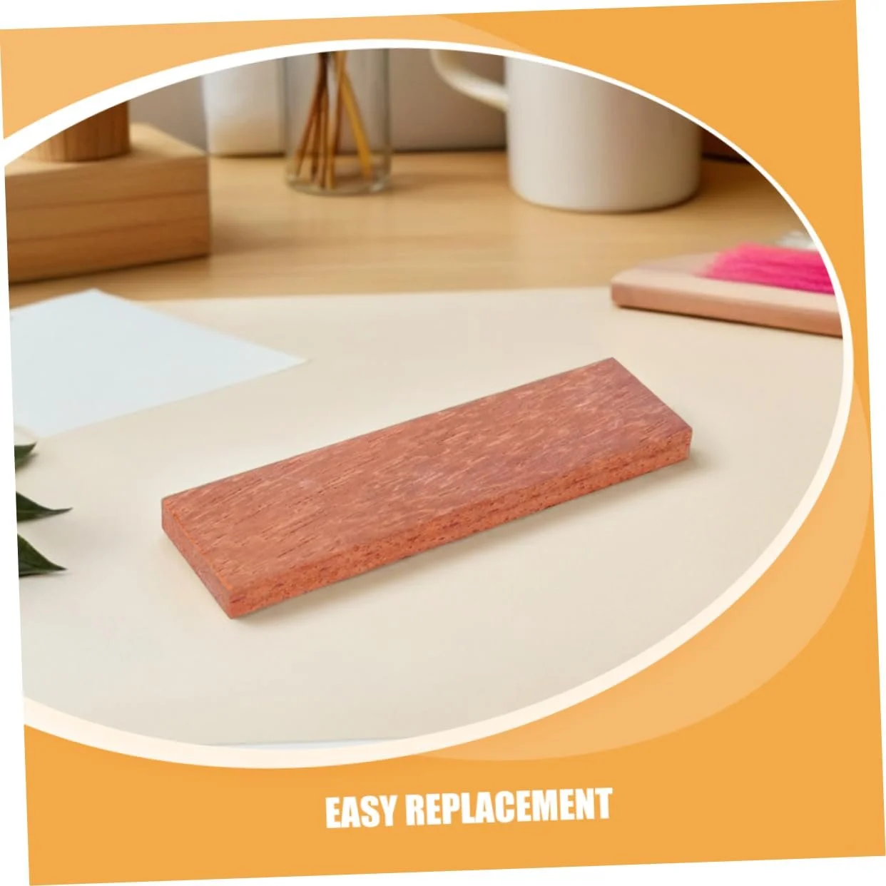 Ручка для кухонного ножа Дерев'яна Ергономічна з заклепками Нековзна поверхня, фото №8