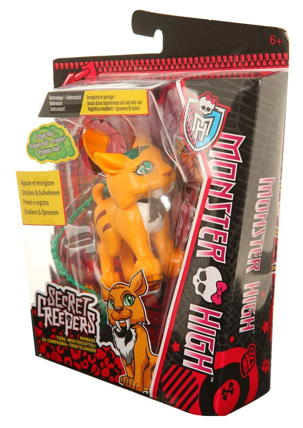 Фігурка Mattel Monster High CFY70 Оранжево-біло-зелений, фото №2 Фігурка Mattel Monster High CFY70 Оранжево-біло-зелений, фото №2