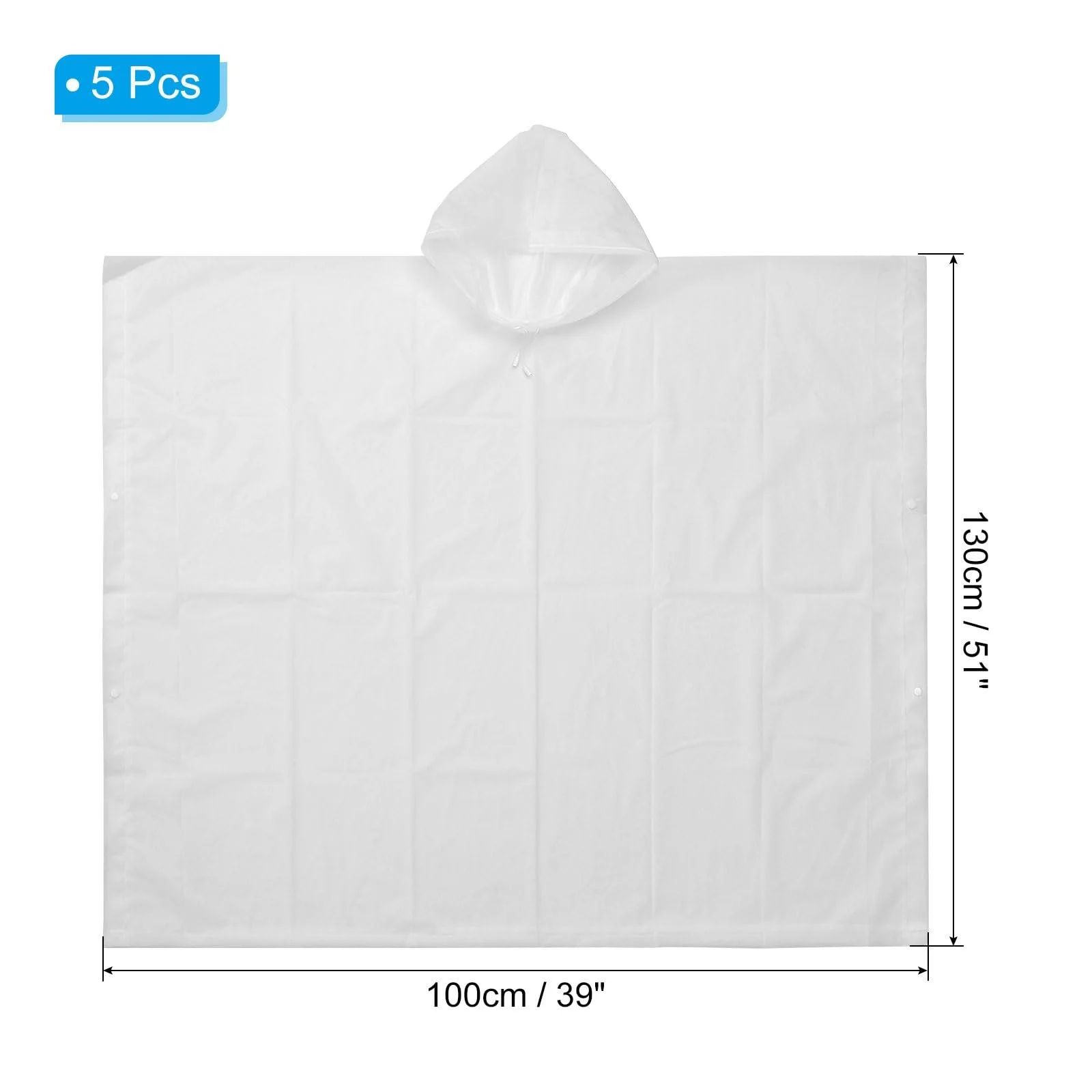 Дощовик PATIKIL 5 шт. EVA Білий, фото №2