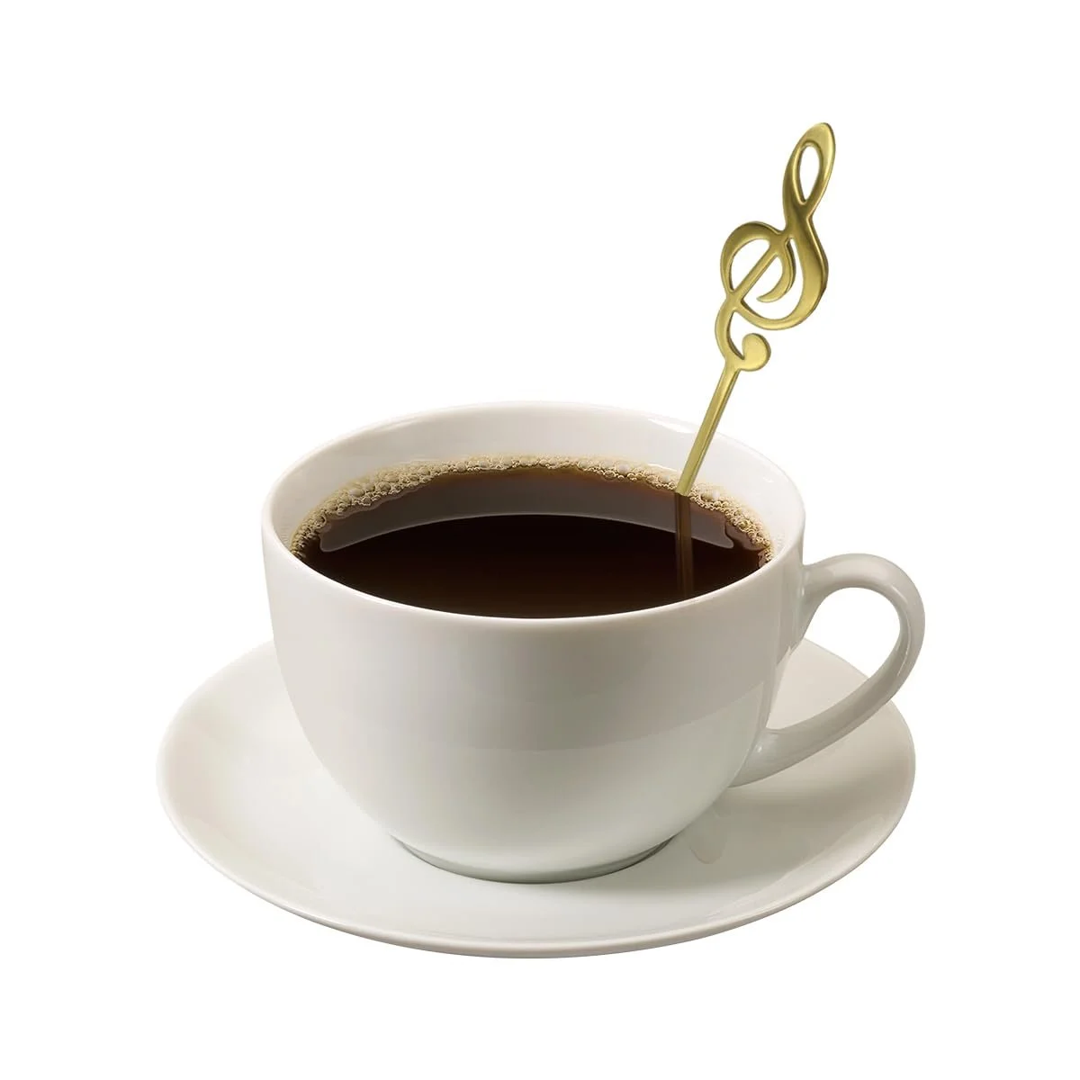 Набір з 6 кавових ложок з нержавіючої сталі, десертна, фото №5