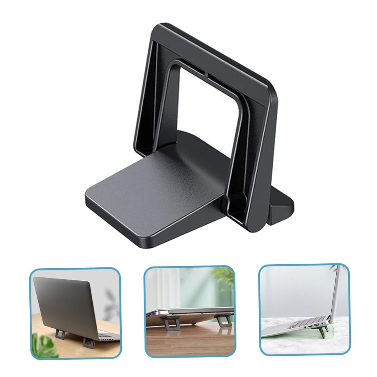 Подставка для ноутбука Ergonomischer Gatuida PC Материал Складной Невидимый Riser с улучшенным воздушным потоком Треугольная структура для офиса и дома, фото №4 Подставка для ноутбука Ergonomischer Gatuida PC Материал Складной Невидимый Riser с улучшенным воздушным потоком Треугольная структура для офиса и дома, фото №4