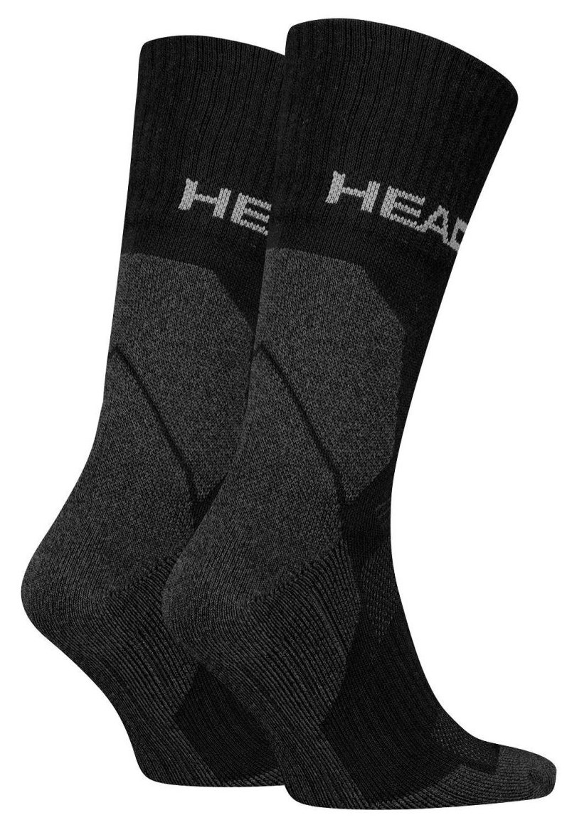 Шкарпетки Head HIKING ALL CLIMATES CREW 2P Чорний  39-42, фото №2