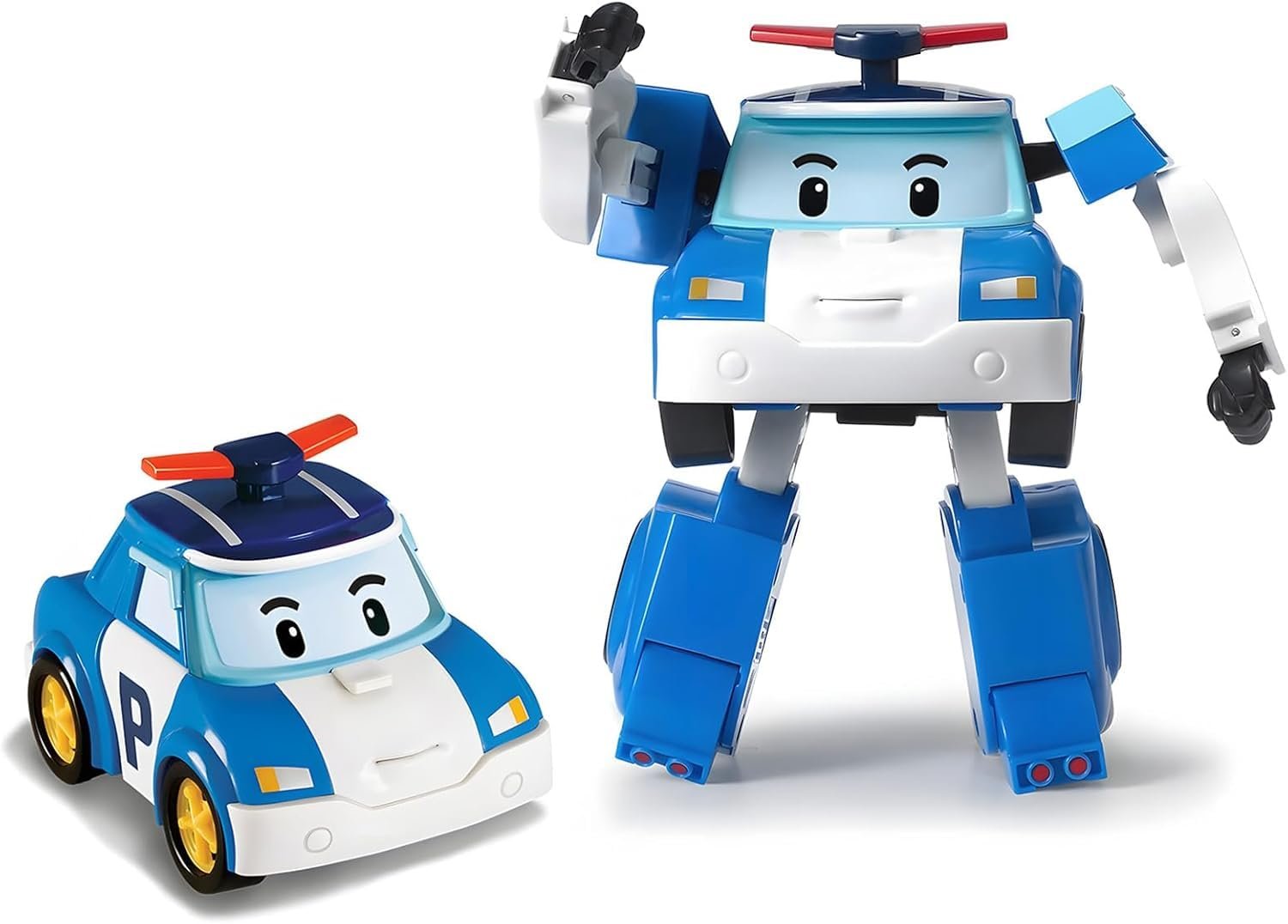 Фигурка-трансформер Silverlit ROBOCAR Poli Poli, 10 см, синий, от 3 лет, фото №1