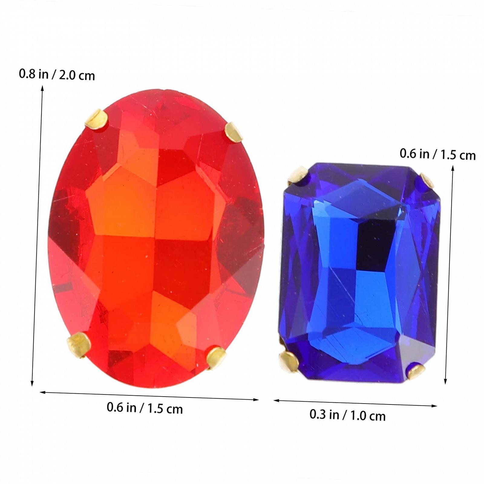 Пришивные кристаллы для ногтей с когтями, 1 набор, фото №4