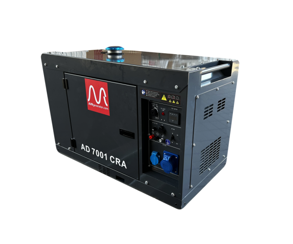 Генераторна установка AD7001CRA дизель 230В 6,0кВт бак-15л, ел старт, фото №1
