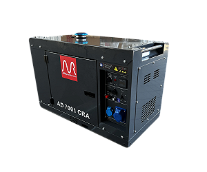 Генераторна установка AD7001CRA дизель 230В 6,0кВт бак-15л, ел старт