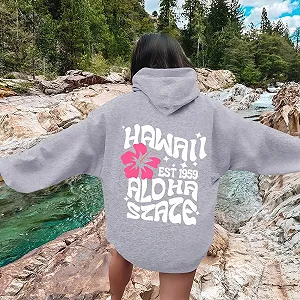 Худи pvucpot Женский oversize с принтом на спине, зимний свитшот с капюшоном, длинный рукав synthetic.ua - Фото 1